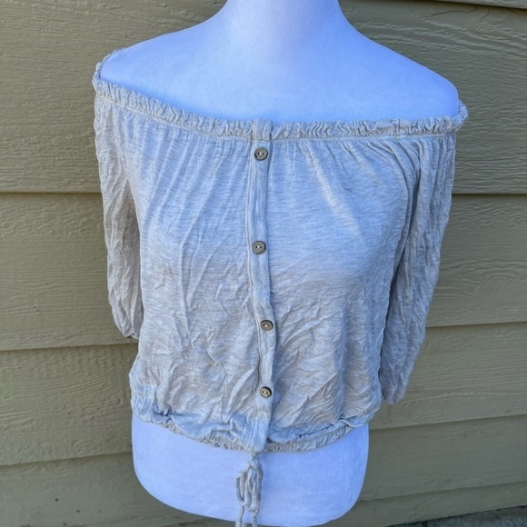 Boho Off the Shoulder Blouse - Picture 1 of 4
